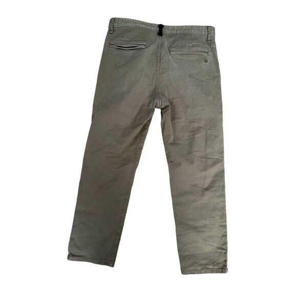 Rag & Bone Buckley Chino Pants Olive Green Ankle Straight Leg Cotton Utility 31 - Picture 4 of 16